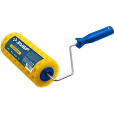 Валик малярный ГОРОШЕК 80 x 180 мм, бюгель 6 мм, структурный поролон, для водоэмульсионных и акриловых красок и эмали ЗУБР 0369-18_z01