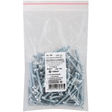 Винт с полуцилиндрич. головкой с полной резьбой оцинков. DIN 7985 4х35 100 шт Фасовка (27709-0)