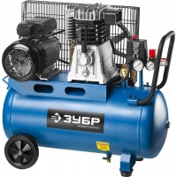 Компрессор масляный ременной 440 л/мин, 50 л, 2200 Вт ЗУБР Профессионал ЗКПМ-440-50-Р-2.2