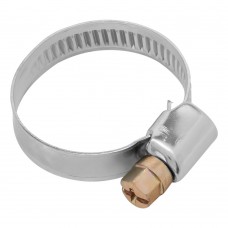 Хомуты металлические, Стандартное болтовое крепление 20-32 мм, 2 шт, ширина 9 мм Сибртех (47658)