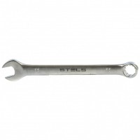 Ключ комбинированный, 11 мм, CrV, матовый хром Stels