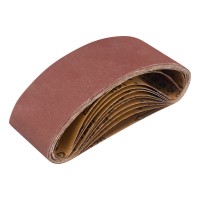 Лента абразивная бесконечная, P 120, 75 х 457 мм, 10 шт Matrix (74219)