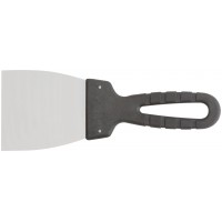 Шпатель, лезвие нержавеющая сталь, пластиковая ручка 80 мм (06563М)