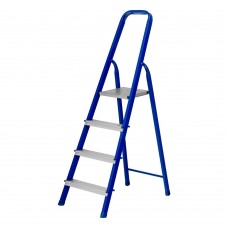 Стремянка, 4 ступени, стальной профиль, алюминиевые ступени Сибртех (97954)