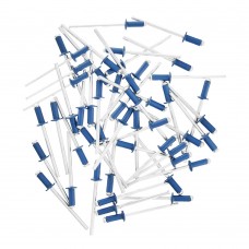 Заклепки 4.0 х 10 мм RAL 5005, синие, 50 шт Matrix (40686)