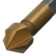 Зенковка конусная под М5, HSS, по металлу, 6-гранный хвостовик Denzel (72305)