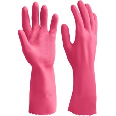 Перчатки латексные S, с х/б напылением, рифлёные ЗУБР 11250-S_z01