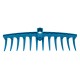 Грабли пластиковые, 400 мм, 12 прямых зубьев, усиленные, Luxe, Palisad (61732)