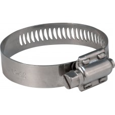 Хомут обжимной просечной, ширина 12,7 мм, нерж.сталь 78-101 мм (99316т)