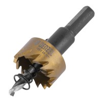 Коронка по металлу HSS, 25 мм, нитридтитановое покрытие Denzel (724104)