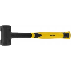 Кувалда безынерционная, фиберглассовая ручка с прорезиненным покрытием 53 мм, 1 кг (45285)