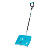 Лопата-скрепер для уборки снега, полипропилен, 550х340х1450 мм, алюминиевый черенок, ПВХ, LUXE Palisad (61727)