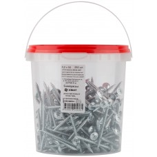 Саморезы для листовых пластин, остроконечные 4,2 х 50 (фасовка Ведро 250 шт) (22750-4В)