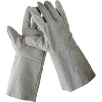 Краги для сварки и тяжелых механических работ 350 мм XL 10 спилковые СИБИН 11337-XL