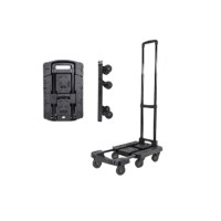 Тележка складная платформенная TOR PT-200 200 кг 320х480(600) мм колеса 65 мм х 6 шт (1050024)