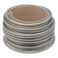 Трос металлополимерный прозрачный ПР-8.0, толщина 8.0 мм, моток 20 метров Сибртех (476413)