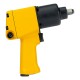 Ударный пневмогайковерт IW860+набор головок, 1/2, 7000 об/мин, 868 Нм Denzel (57473)