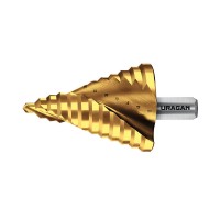 Сверло ступенчатое винтовая спираль URAGAN 6-52мм 12 ступеней 29658-6-52-12  