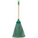 Веник пластиковый с деревянной ручкой 240х660 мм (68075)