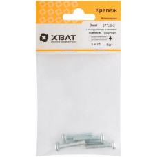 Винт с полуцилиндрич. головкой с полной резьбой оцинков. DIN 7985 5х25 5 шт.(фасовка) (27720-2)