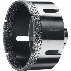 Коронка алмазная вакуумная АВК, d 80 мм, М14, 15 мм кромка ЗУБР Профессионал 29865-80