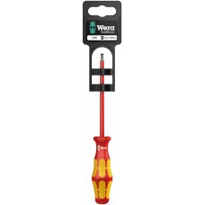 Отвёртка диэлектрическая шлицевая 0.4 x 2.5 x 80 мм SL VDE SB серия 160 i Wera WE-100000
