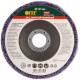 Диск зачистной полимерный, фиолетовый, посадочный диаметр 22,2 мм, 125 мм (39614)