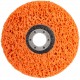 Диск зачистной полимерный 125 мм, оранжевый, очень жесткий (39637М)