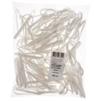 Дюбель-хомут для крепления кабеля 19-25 мм белый (нейлон), 100 шт (фасовка) (60452-0)