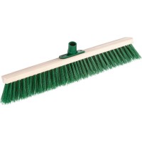 Щетка уличная EURO 60 см, буковая колодка с пластиковым резьбовым держат. для черенка d 22 мм, щетина 60мм, 5-рядная, без черенка GRINDA 39250-600
