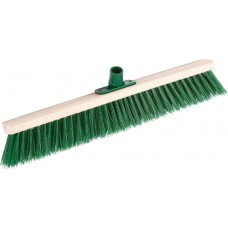 Щетка уличная EURO 60 см, буковая колодка с пластиковым резьбовым держат. для черенка d 22 мм, щетина 60мм, 5-рядная, без черенка GRINDA 39250-600
