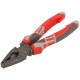 Плоскогубцы комбинированные Эталон, CrV сталь, ребра жесткости на губках, тефлоновое покрытие, 3К прорезиненные ручки 180 мм (50694)