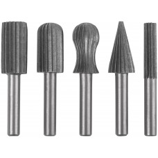Шарошки по металлу, HSS сталь, Профи, 5 шт. (36476)
