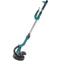 Шлифмашина для стен и потолков 710 Вт; 700-1700 об/мин; 225/215/210 мм; 4 кг; складная телескопическая штанга 1400-1700 мм; липучка; б/с щеток ; короб (80588)