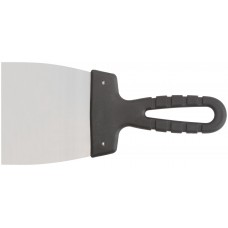 Шпатель, лезвие нержавеющая сталь, пластиковая ручка 100 мм (06564М)