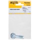 Шуруп-полукольцо оцинкованный 3,5 х 45 (фасовка 4 шт) (25201-2)