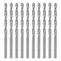 Сверло по металлу, 3.8 мм, полированное, HSS, 10 шт, цилиндрический хвостовик Matrix