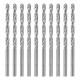 Сверло по металлу, 3.8 мм, полированное, HSS, 10 шт, цилиндрический хвостовик Matrix