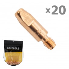 Токосъемный наконечник М6 E-Cu ф 1,0 мм (BMD0009-10)