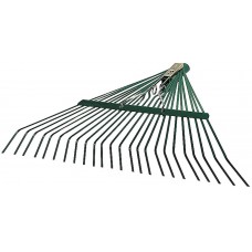 Веерные грабли 600 мм, 24 плоских зубца, усиленные, гальваническое покрытие RACO 4231-53/741