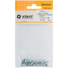 Винт с полуцилиндрич. головкой с полной резьбой оцинков. DIN 7985 4х8 14 шт.(фасовка) (27700-2)