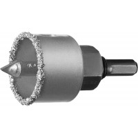 Коронка-чашка с державкой и сверлом 38 мм, L 25 мм, карбид вольфрама ЗУБР Профессионал 33360-038_z01  