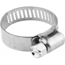 Нержавеющий хомут НХ-8П, 8 - 13 мм, просечная лента 8 мм, 5 шт ЗУБР Профессионал 37811-08-13-5