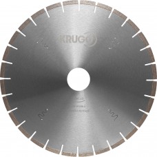 Диск алмазный сегментный по мрамору, бесшумный 400 x 40/42 x 3,6 x 60 x 10mm KRUGO (BSM16B)