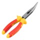 Длинногубцы изогнутые Insulated, 200 мм, двухкомпонентные рукоятки Matrix Professional (17474)