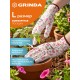 GRINDA COMFORT, L (9), садовые перчатки с прозрачным полиуретановым покрытием, розовые, 13 класс (11291-L_z01)