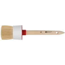 Кисть круглая, натуральная светлая щетина №18 (60 мм) (01310)