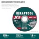 Отрезной диск для УШМ X5 Metal, 125x1.6 мм, по металлу KRAFTOOL 36255-125-1.6