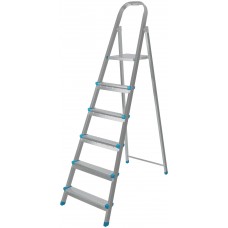 Лестница-стремянка стальная, 6 ступеней, вес 6,4 кг (65328)