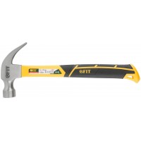 Молоток-гвоздодер, фиберглассовая усиленная ручка, Профи 30 мм, 570 гр. (44780)